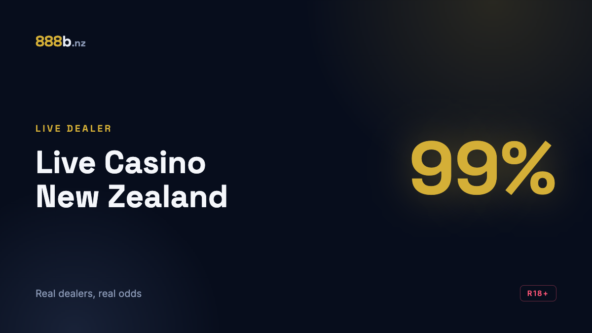 Live casino in New Zealand: real dealer blackjack, roulette, and baccarat streamed to your device